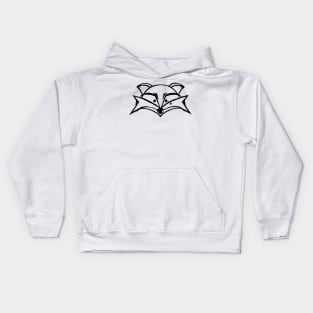 Sketchy Mr Fox (Light) Kids Hoodie